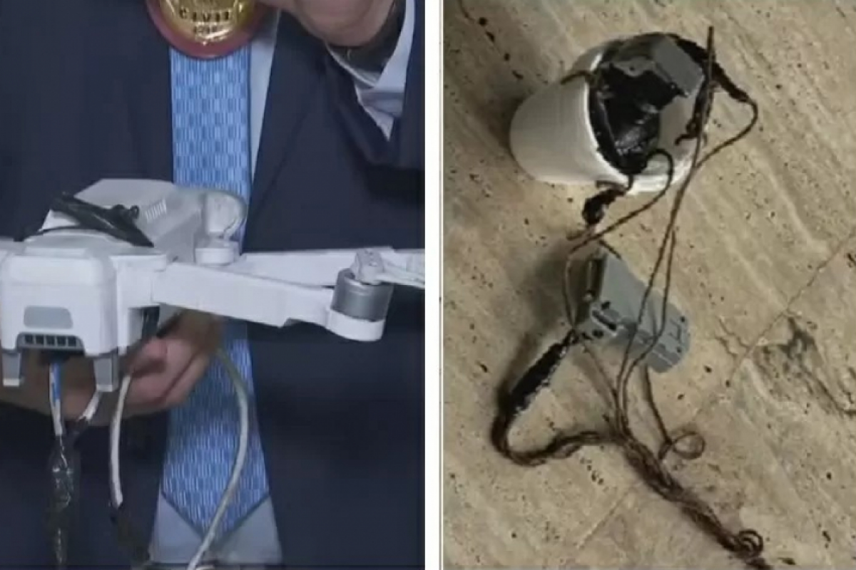 Bandidos usaram drone para lançar a granada na casa do empresário