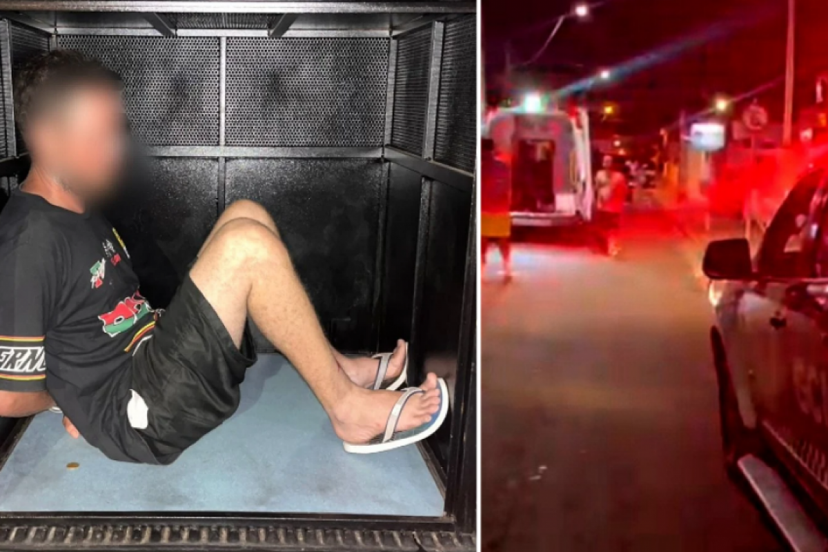 Após agredir a companheira, o indivíduo foi preso pela GCM de São Pedro. 