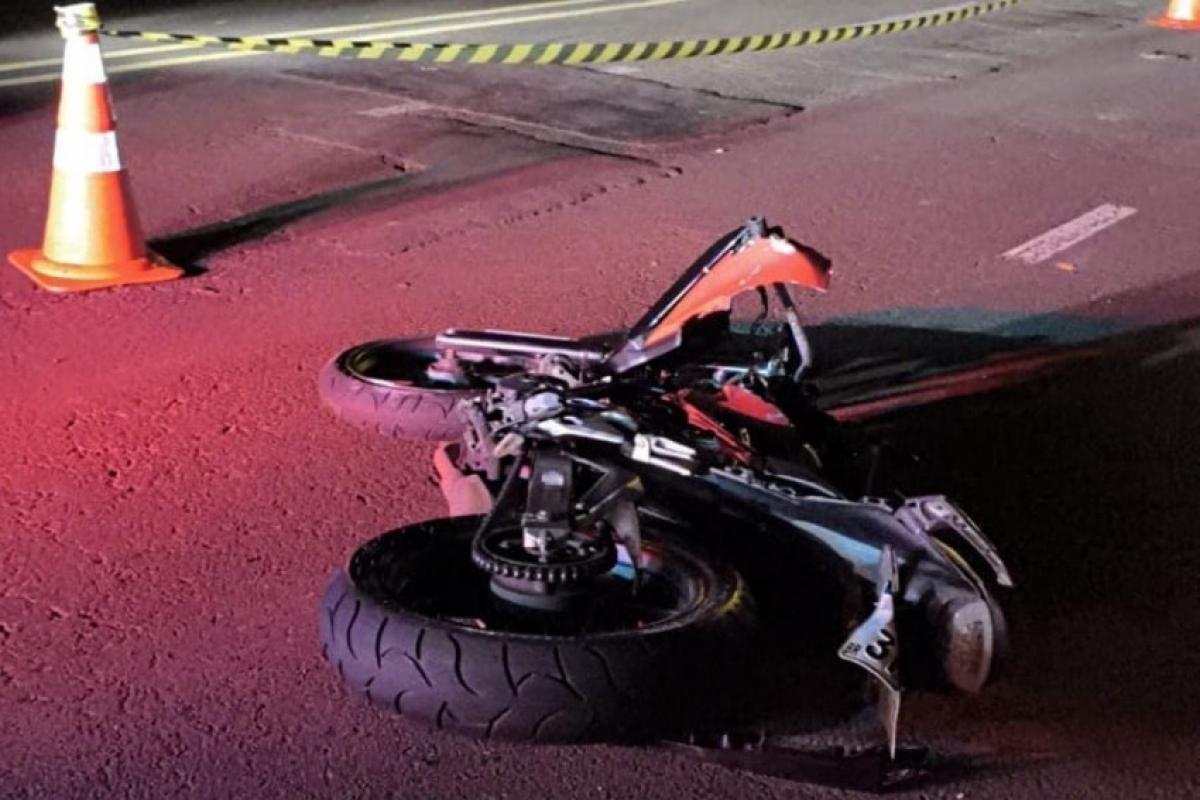 Local do acidente foi sinalizado 