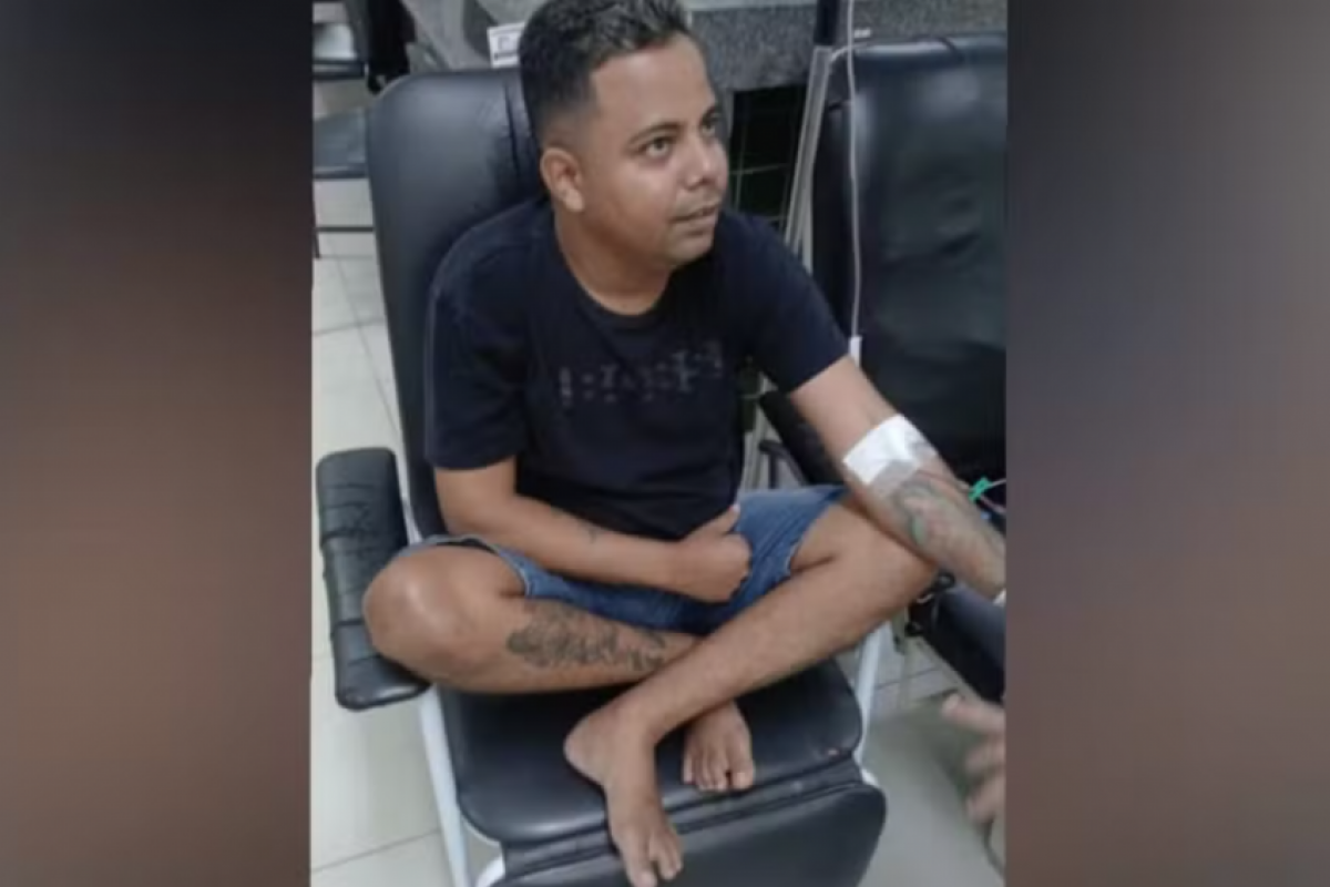  Marlisson Lopes Morais procurou atendimento com crise de pedras nos rins e apresentou documento falso.