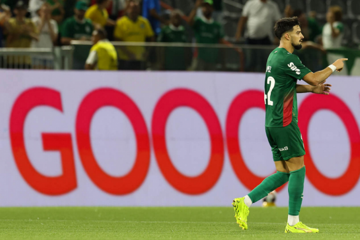 Flaco López fez o gol do Palmeiras 