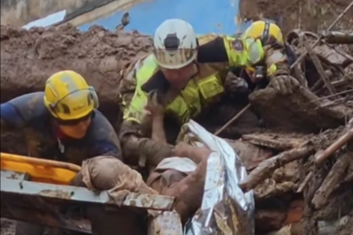 Moradores relataram que tiveram pouco tempo para sair de casa antes da tragédia. 