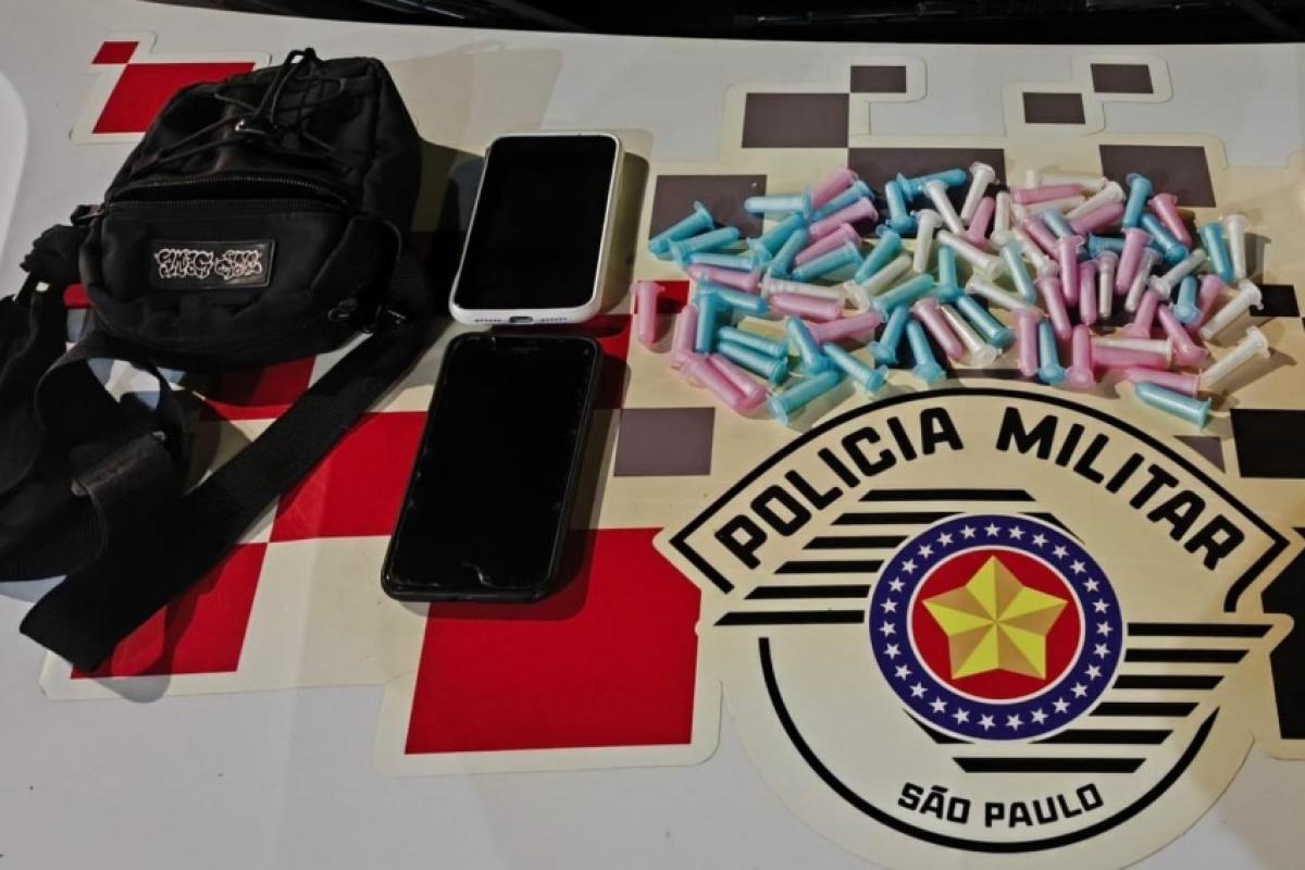 Apreensões da Polícia Militar com a dupla