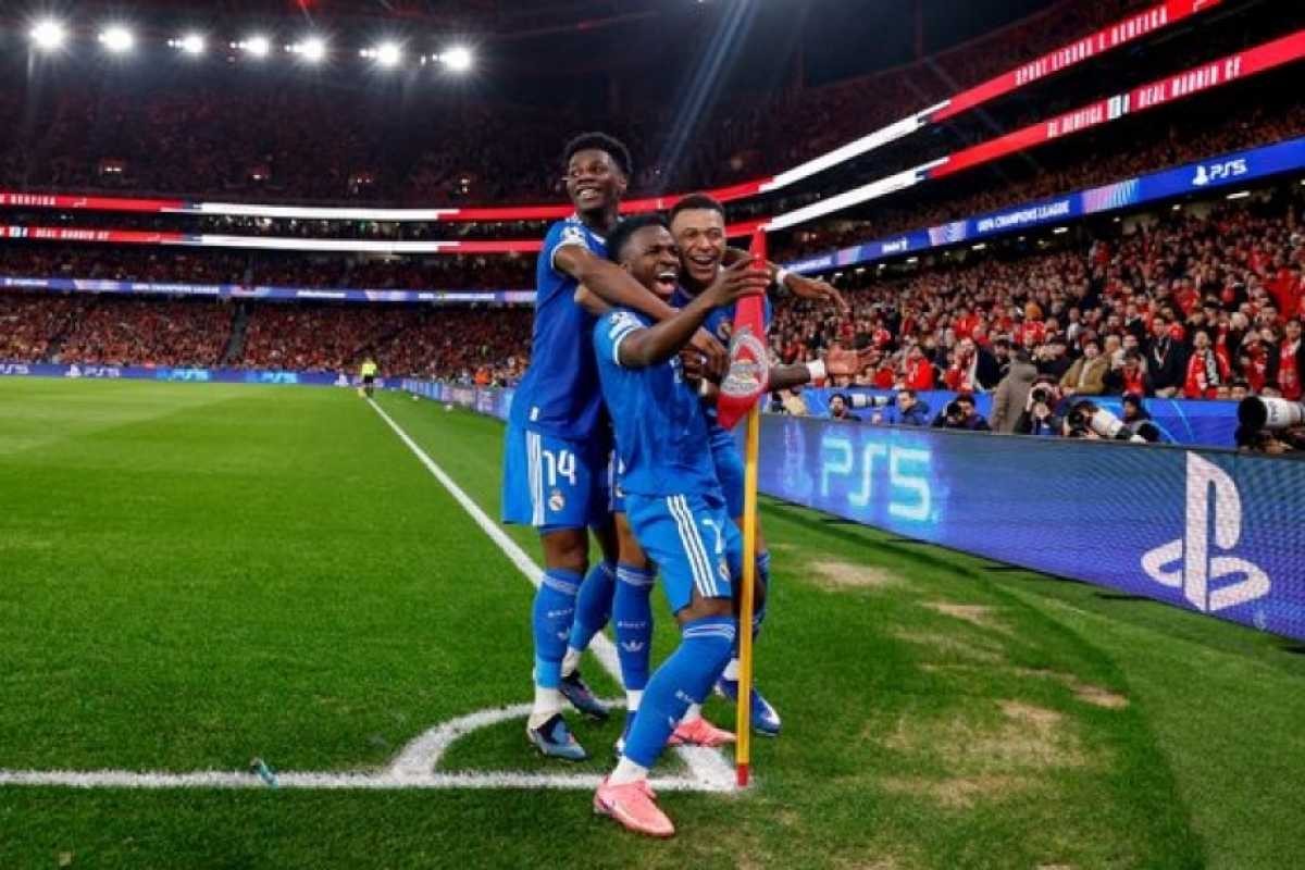 Vini marcou um golaço e deu a vitória para o Real