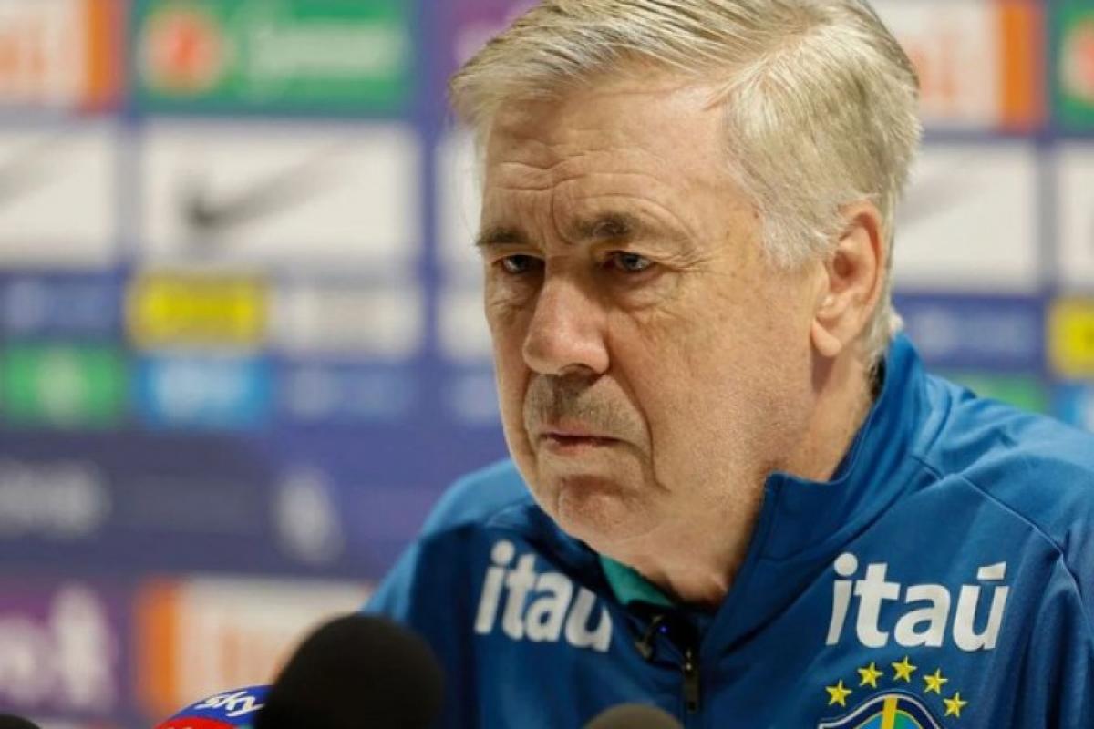 Carlo Ancelotti, técnico da seleção brasileira