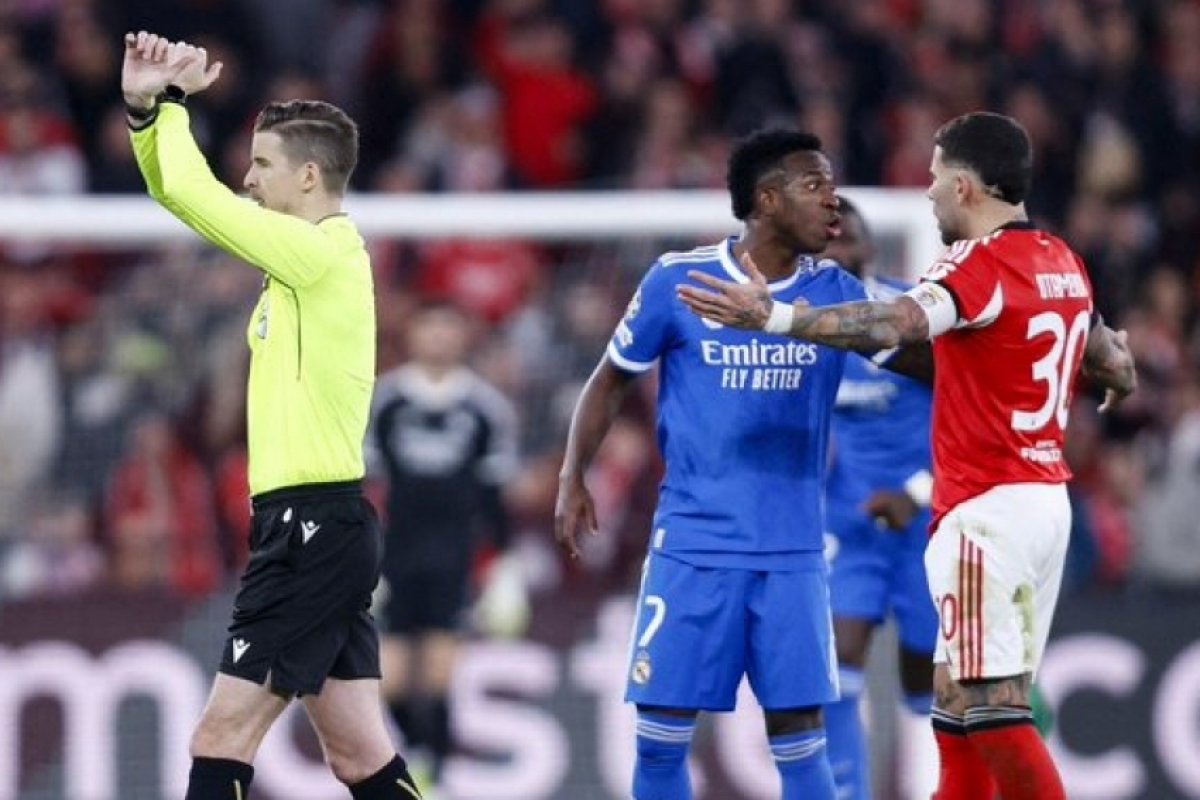 Juiz acionou protocolo antirracismo após denúncia de Vini Jr. contra o argentino Gianluca Prestianni