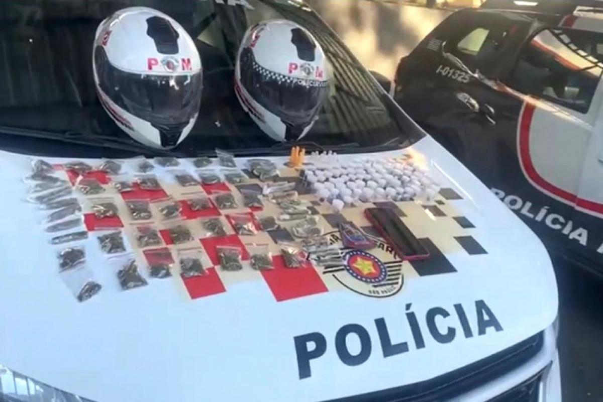 Drogas apreendidas com mulher em São José dos Campos