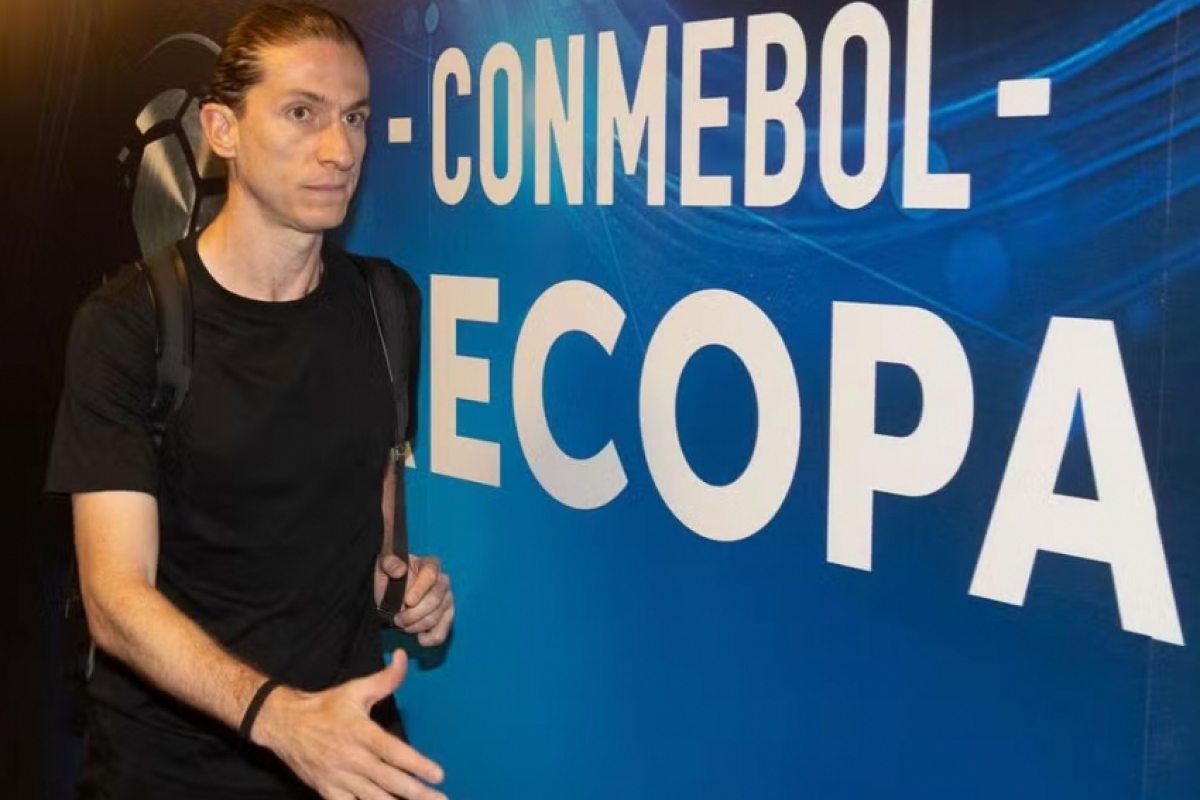 O técnico do Flamengo, Filipe Luís