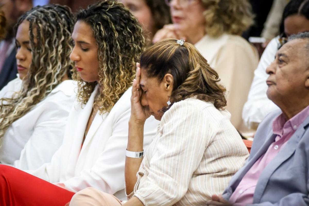 Família de Marielle Franco, no julgamento no STF