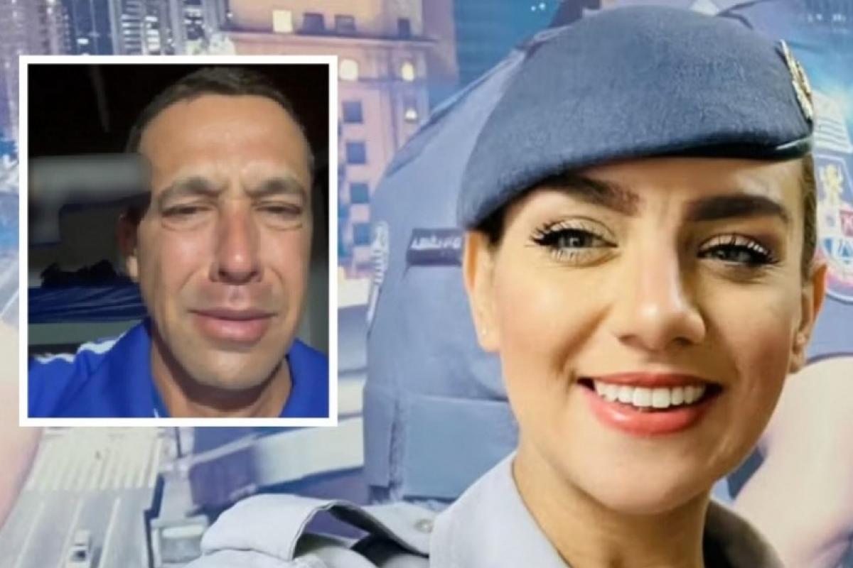 Geraldo Leite Rosa Neto com a arma apontada para a cabeça