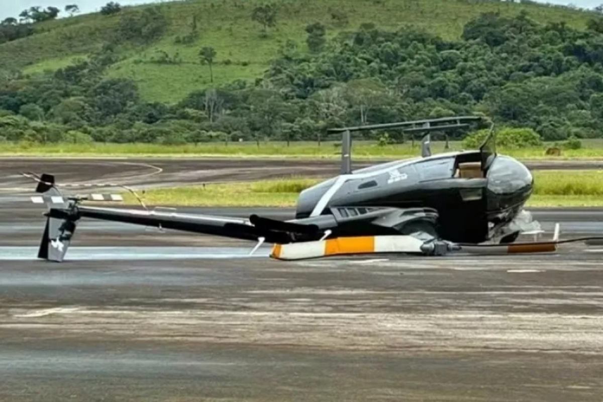 Homem tenta decolar e derruba aeronave em Minas Gerais após furto