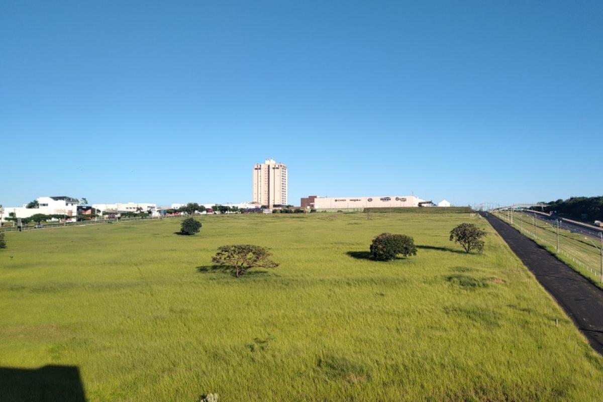 Vista do céu de Franca da região oeste 