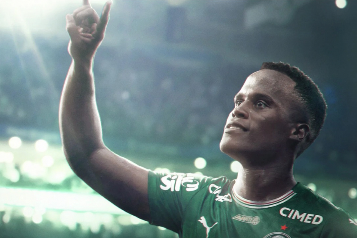 Jhon Arias, meia colombiano, foi anunciado no fim de semana pelo Palmeiras