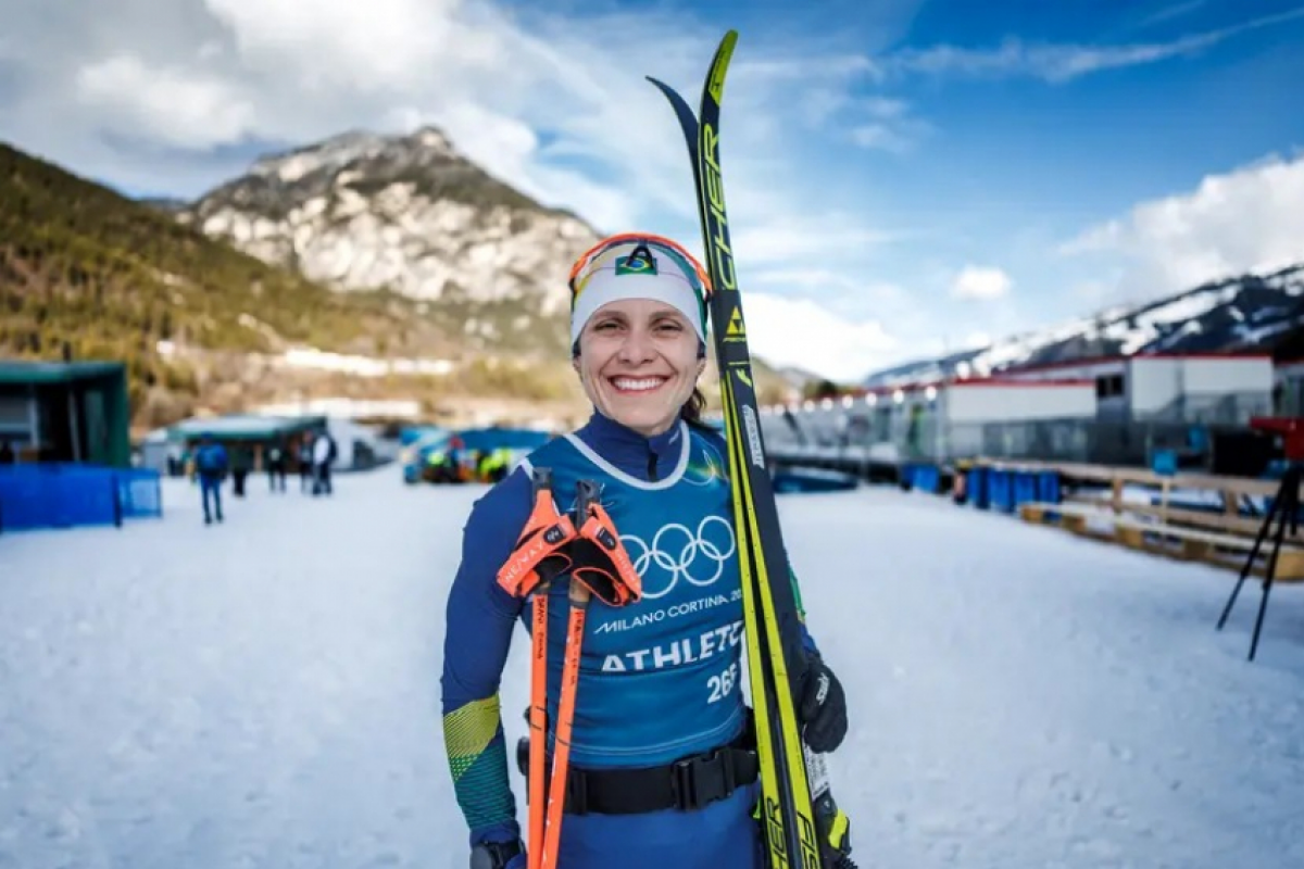 As esquiadoras brasileiras Bruna Moura (foto) e Eduarda Ribera terminaram com a 21ª colocação e encerraram sua participação nesta edição dos Jogos