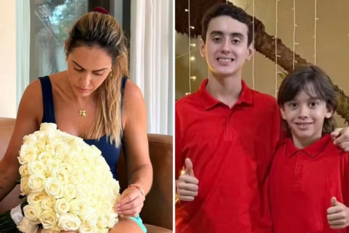 Sarah recebeu um buquê de rosas brancas de um grupo de mulheres como gesto de apoio