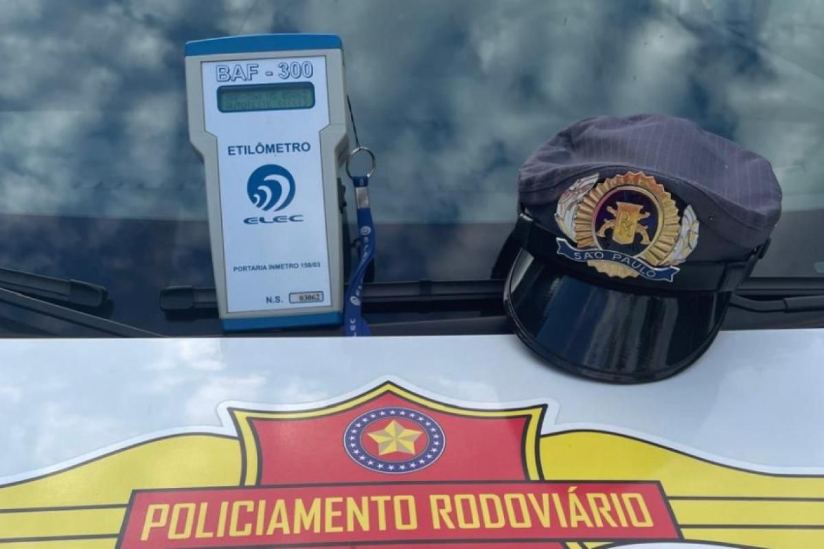 Teste do bafômetro apontou alto teor alcoólico 