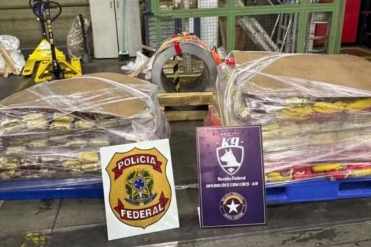 Droga estava escondida em carga de café destinada à Bélgica no terminal de cargas do Aeroporto de Viracopos.