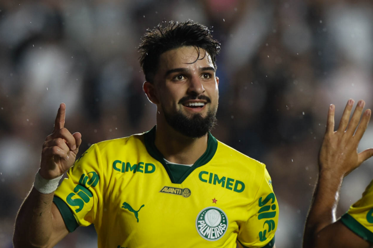 Flaco López driblou Lucas Piton na ponta direita e acertou um chutaço no cantinho de Léo Jardim, mas o Palmeiras perdeu o jogo