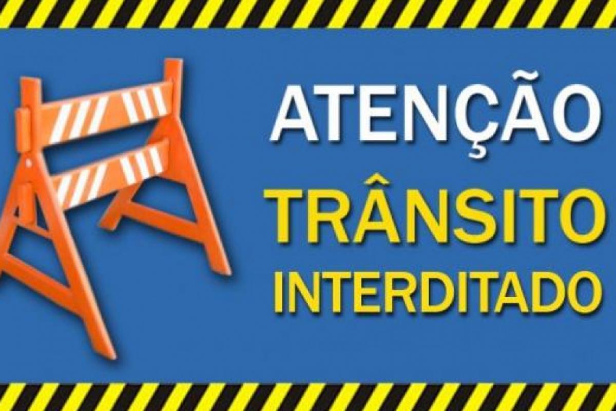 Bloqueios estão programados para este fim de semana e também para o início de abril ; prefeitura orienta motoristas a observar a sinalização e buscar rotas alternativas