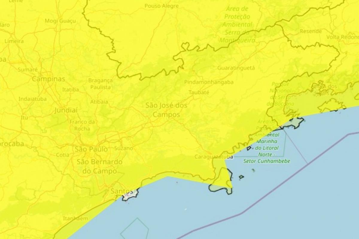 Chuva se aproxima do Vale