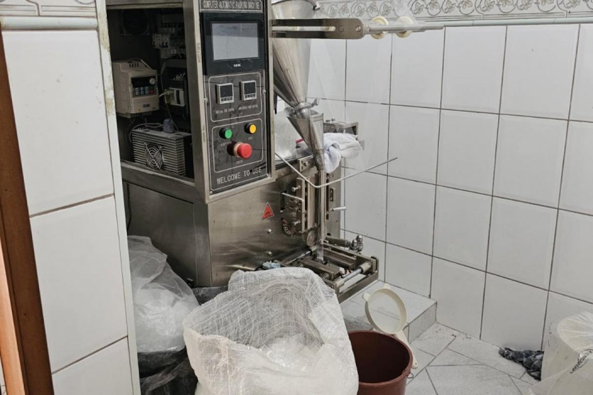 Máquina de embalar cocaína foi apreendida 