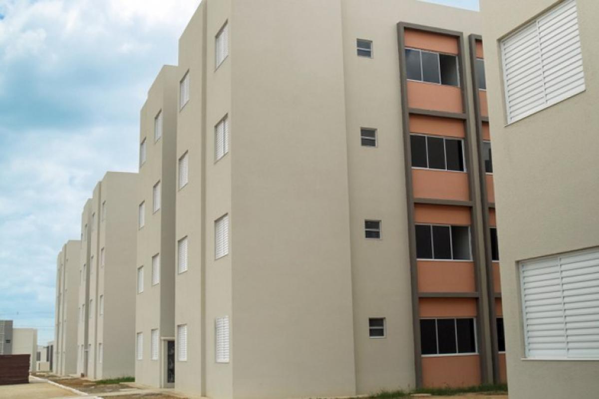 Os apartamentos terão diferentes tipos de metragens, mas todos serão com dois quartos, sala, cozinha, banheiro e área de serviço