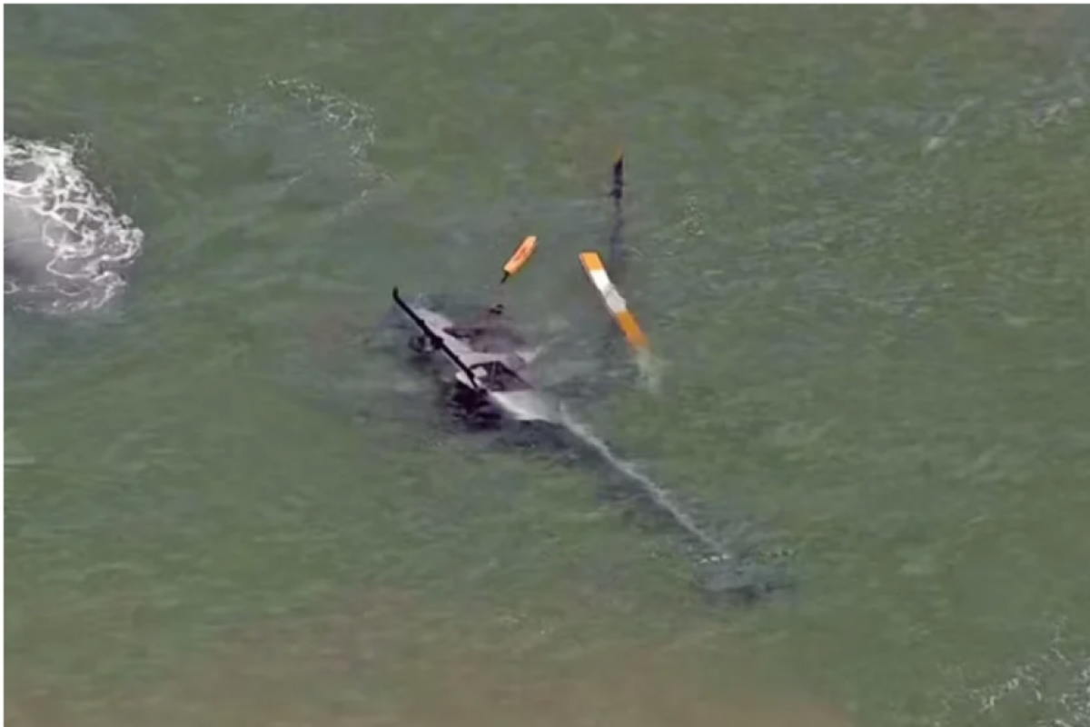 O acidente aconteceu entre os postos 3 e 4.