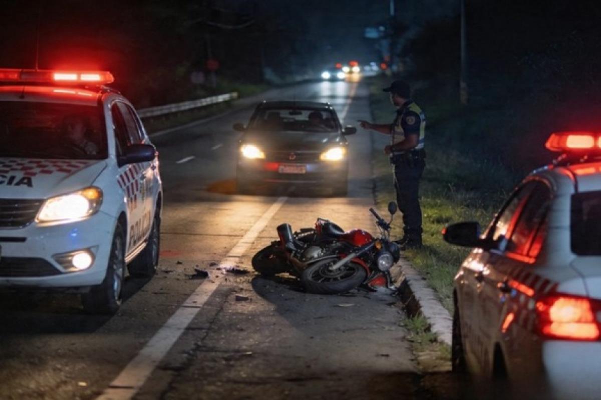 Acidente aconteceu na vicinal José Maria Verdini, nas proximidades do Sítio do Grossi