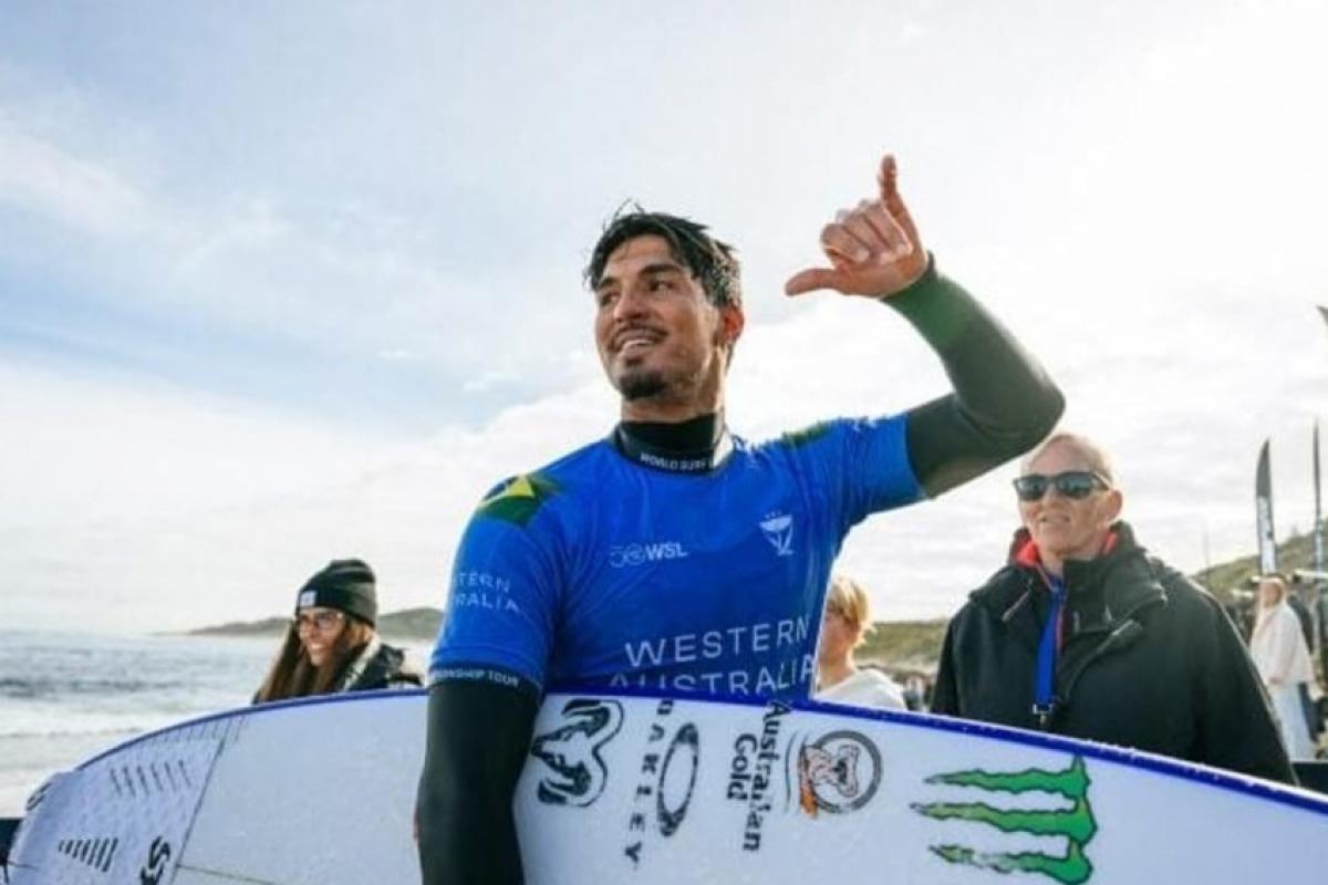 Gabriel Medina fica com o vice na etapa de Margaret River da WSL 2026