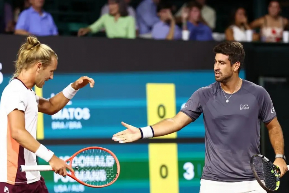 Os gaúchos Rafael Matos e Orlando Luz arrancaram a classificação às quartas de final