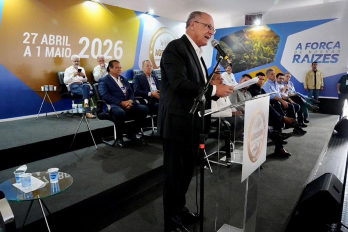 Vice-Presidente da República, Geraldo Alckmin, destacou a nova linha de R$ 10 bilhões em crédito para modernização de máquinas e implementos agrícolas