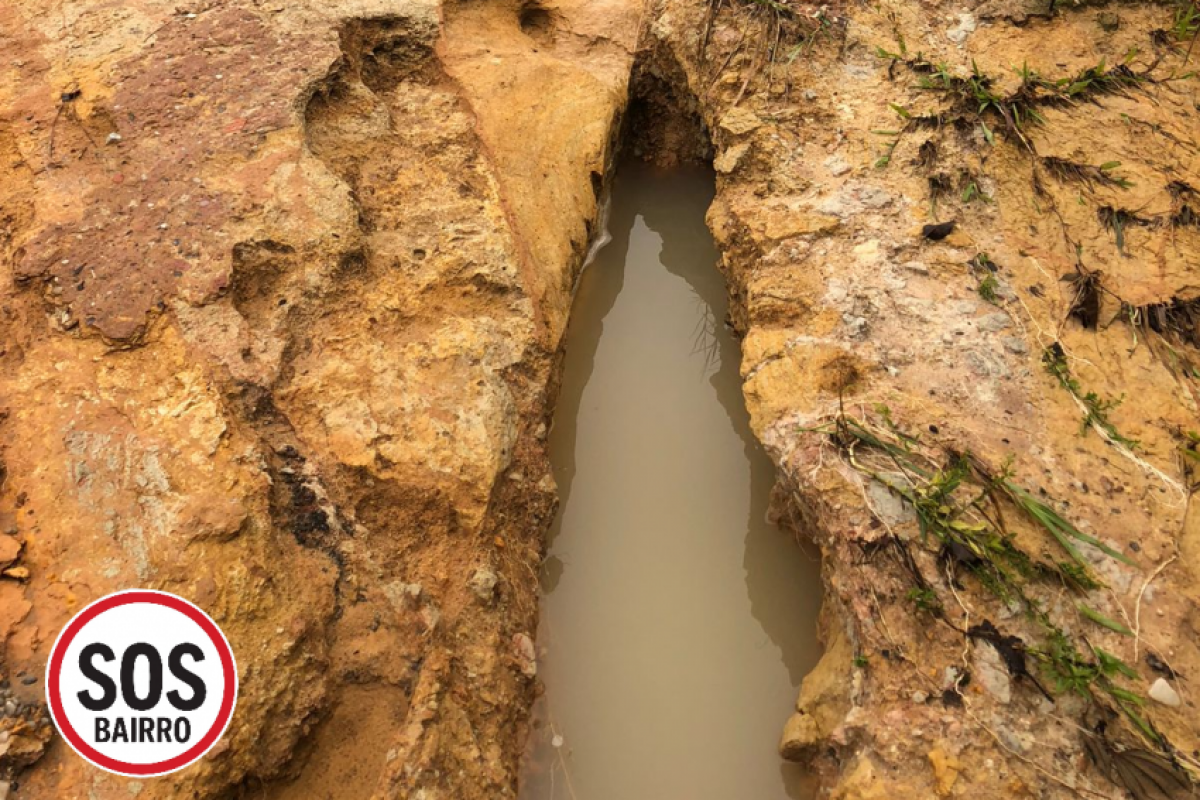 Situação da via em Caçapava