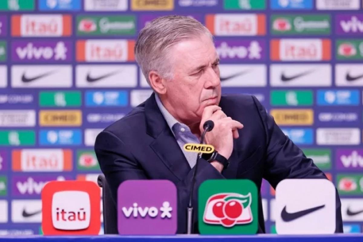 Carlo Ancelotti, técnico da seleção brasileira 