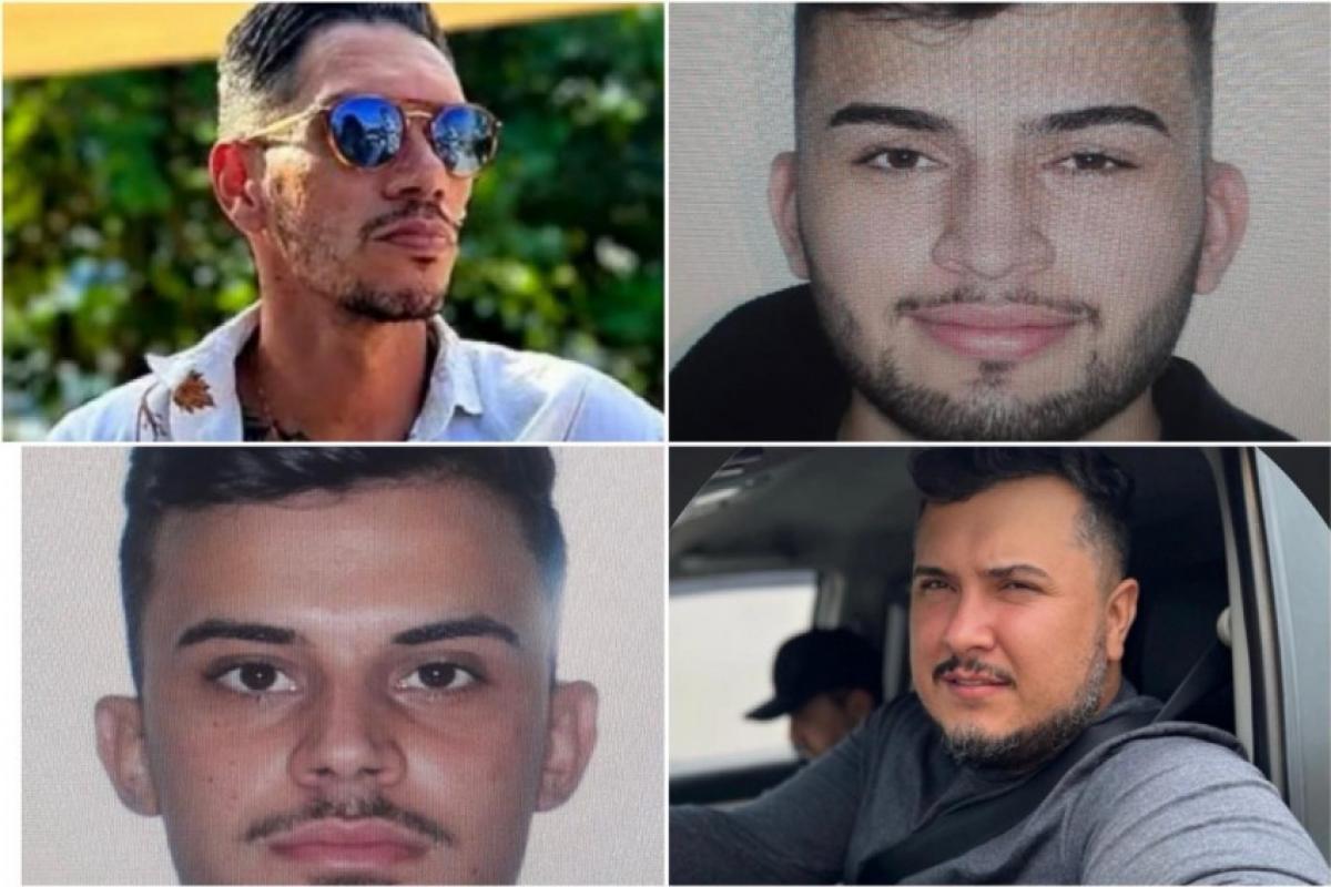 Ronny Hernandes Alves dos Santos, Leonardo Carrijo Machado, Matheus Carrijo Machado e Caio Faleiros Perez