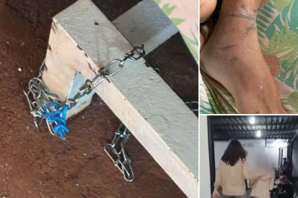 A mulher foi autuada em flagrante pelos crimes de tortura e maus-tratos. 
