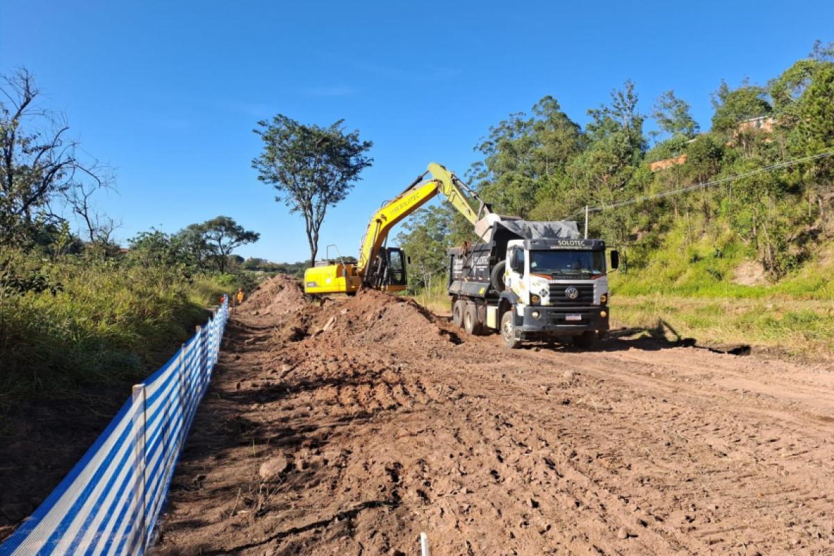 Obras do Trem Intercidades avançam na região do Corrupira, com melhorias viárias