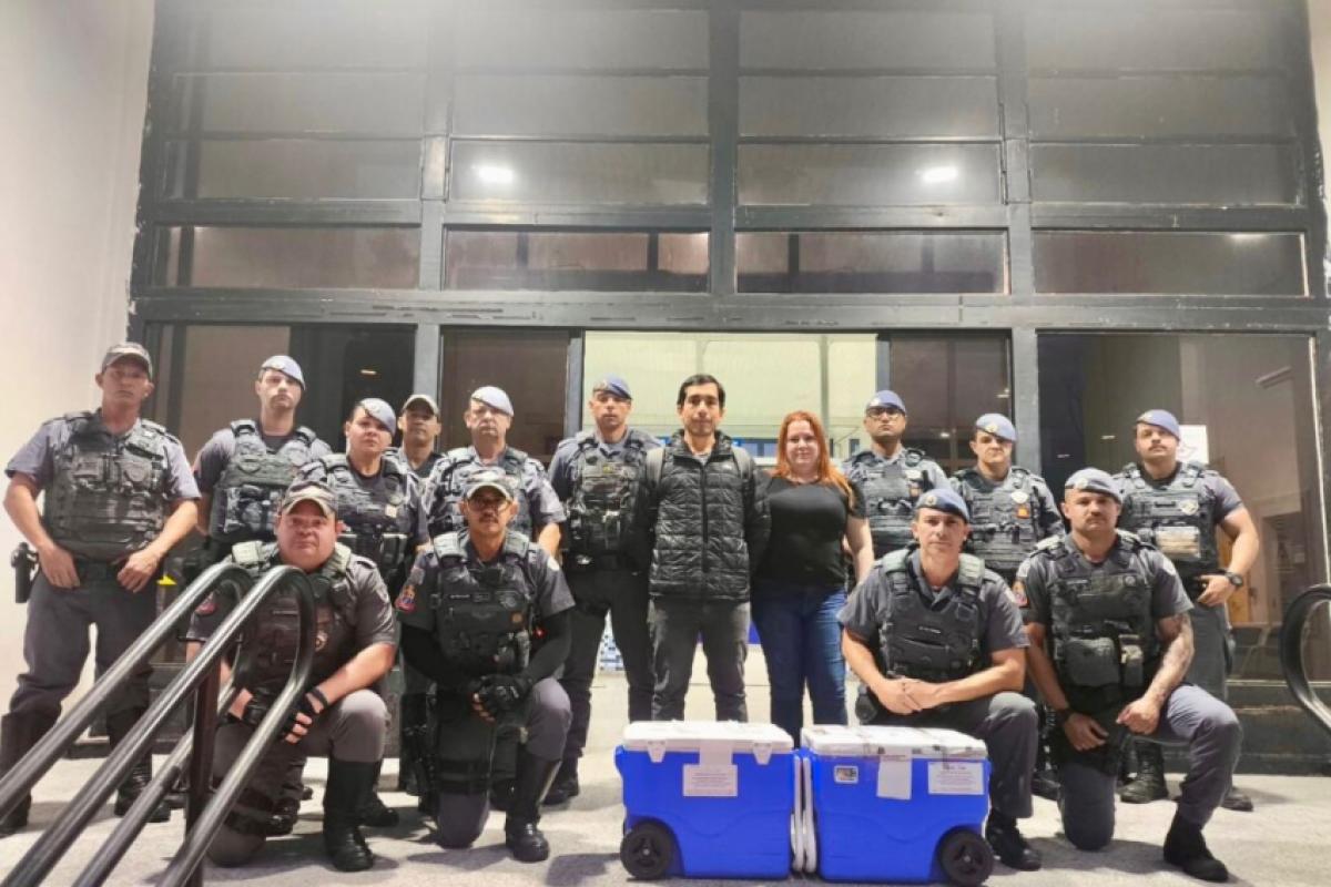 Polícia Militar realizou escolta para garantir rapidez e segurança no transporte de órgãos para transplante