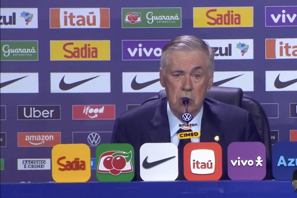 Ancelotti divulga convocação com retorno do atacante do Santos