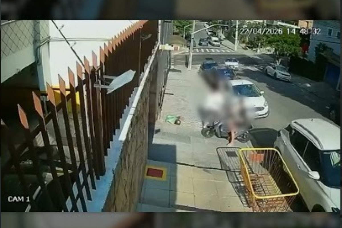 O ataque aconteceu em 22 de abril na rua Bartira e foi gravado por câmeras de segurança