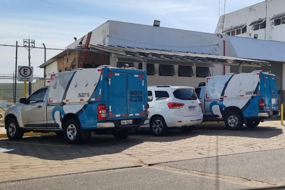 Viaturas da SAP no CPP 1 de Bauru