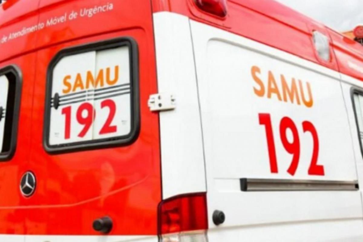 Vítima foi socorrida pelo Samu