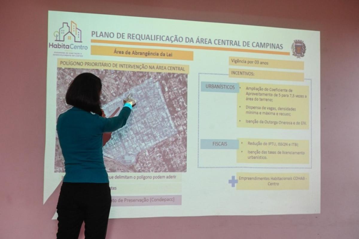 Proposta prevê incentivos fiscais e urbanísticos para estimular moradia, comércio e uso misto na área central.
