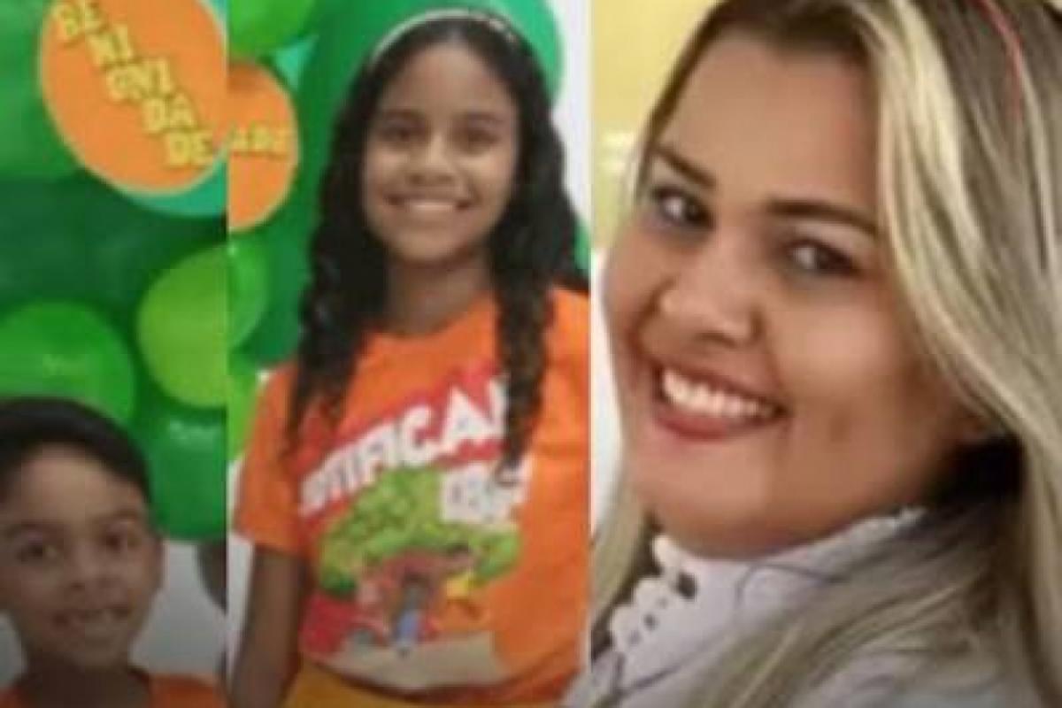 Luís Fernando, 7, e Evely Fernanda Rocha Silva, 13, foram mortos por Jordélia Pereira Barbosa