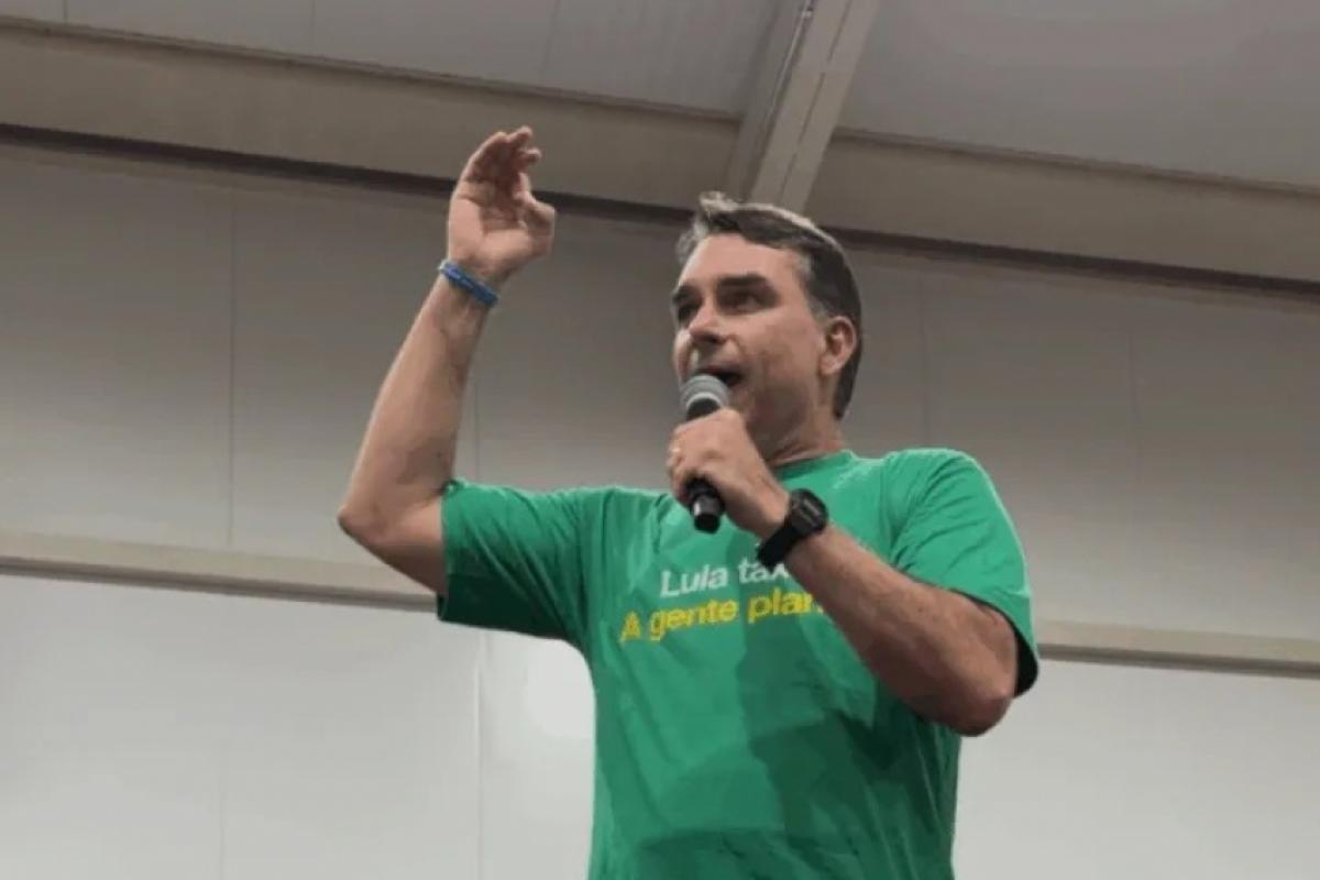 O senador Flávio Bolsonaro (PL-RJ)