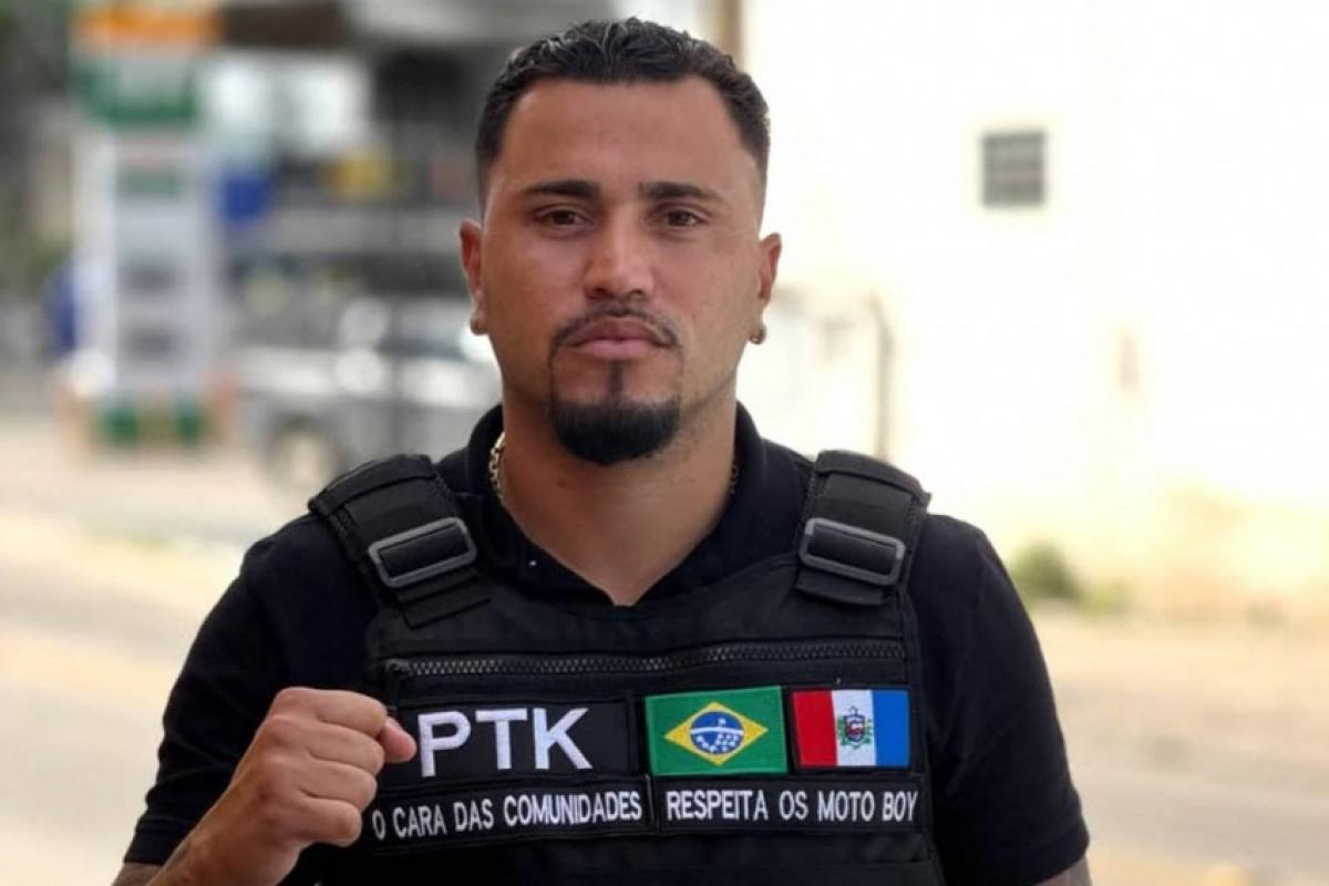 O influenciador PTK, preso na quarta-feira em Maceió 