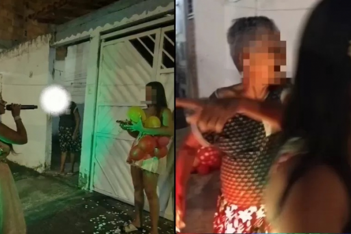 A intervenção da idosa chamou a atenção pela situação inusitada