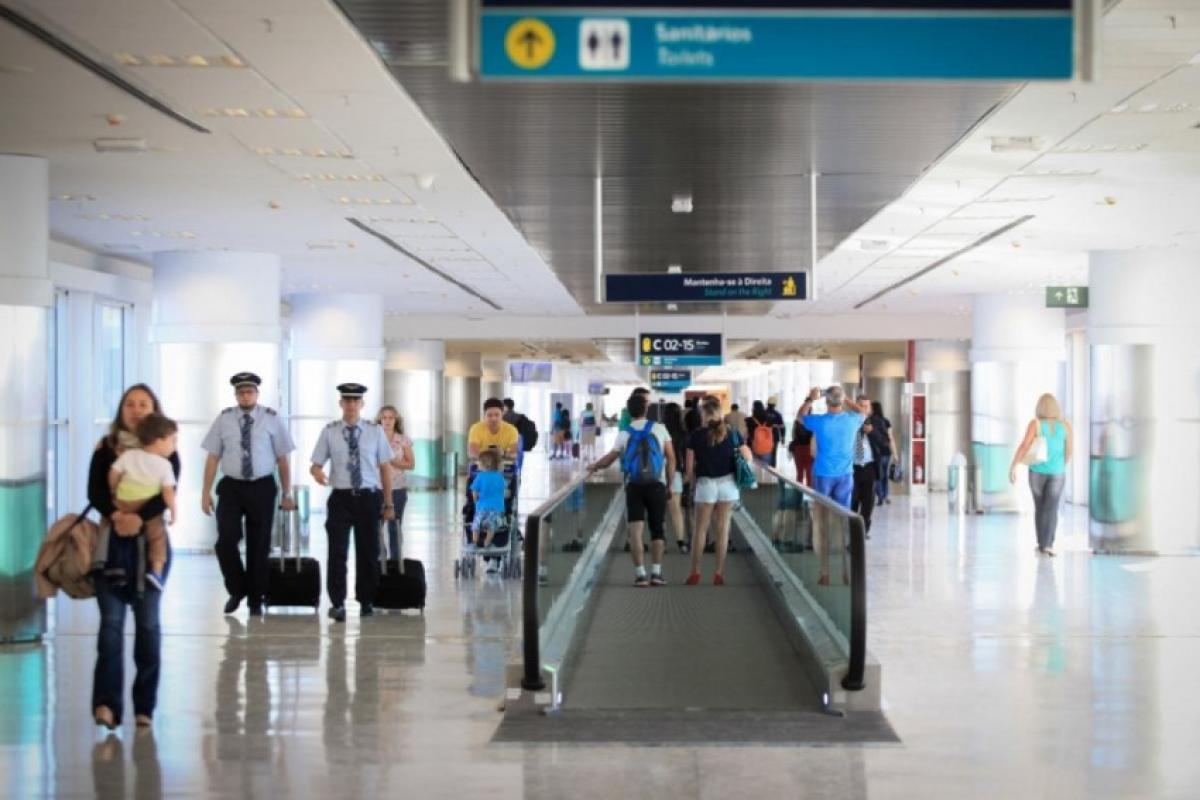 Área dos portões de embarque do Aeroporto Internacional de Viracopos