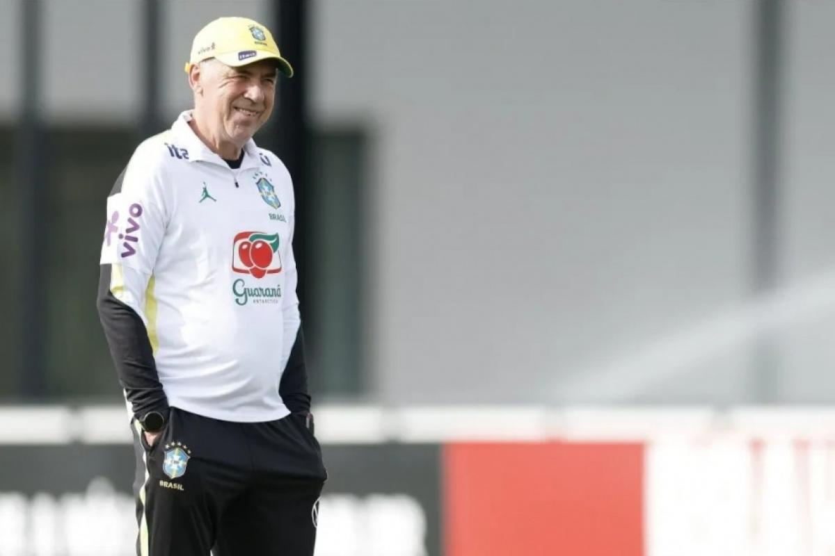 O técnico Carlo Ancelotti, da Seleção Brasileira 