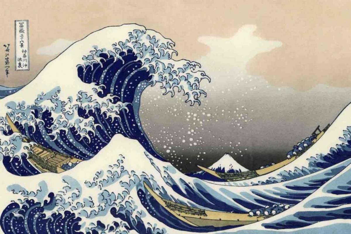 Sem comunicação direta com a sociedade, via mídia, o tsunâmi de câncer continuará a crescer (obra de Katsushika Hokusai)