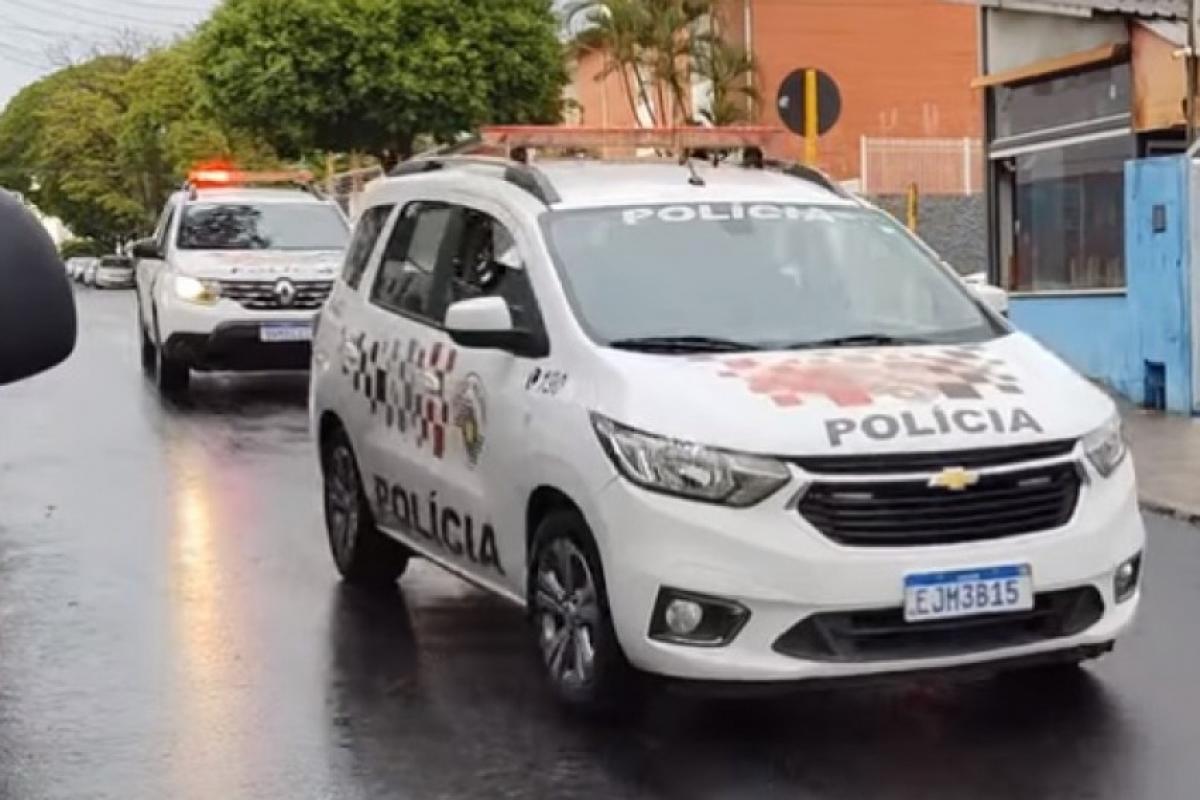 Viaturas da Polícia Militar em Bauru